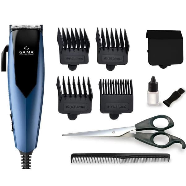 Maquina De Cortar Cabelo Gama Motor Magnetico 4 Pentes