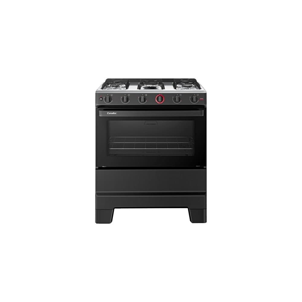 Fogão de Piso Esmaltec 5 Bocas Ideal Super F5IAP 5121 - Acendimento Automático, Preto, Bivolt