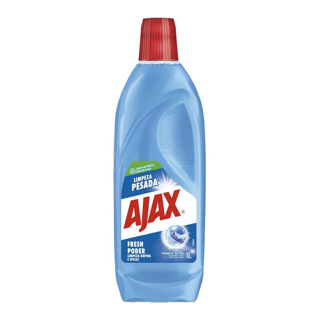 Limpador Limpeza Pesada Ajax Fresh Poder Frasco 1l