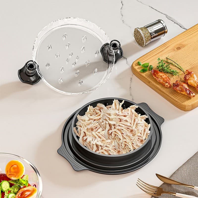 Triturador Desfiador Manual Super Prático de Frango Carnes Saladas Cozinha Multifuncional