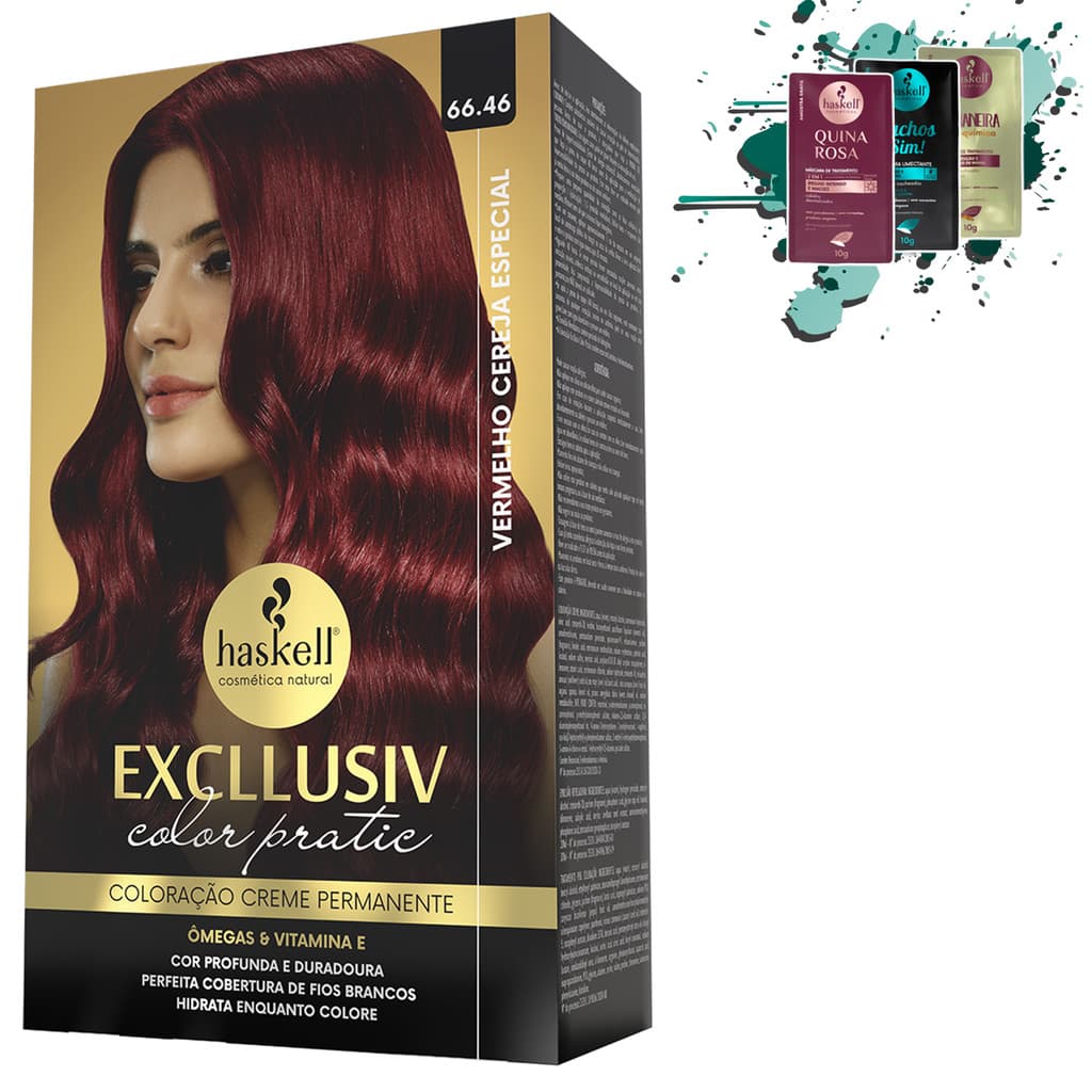Coloração - 66.46 Vermelho Cereja Especial Excllusiv Color Pratic Haskell