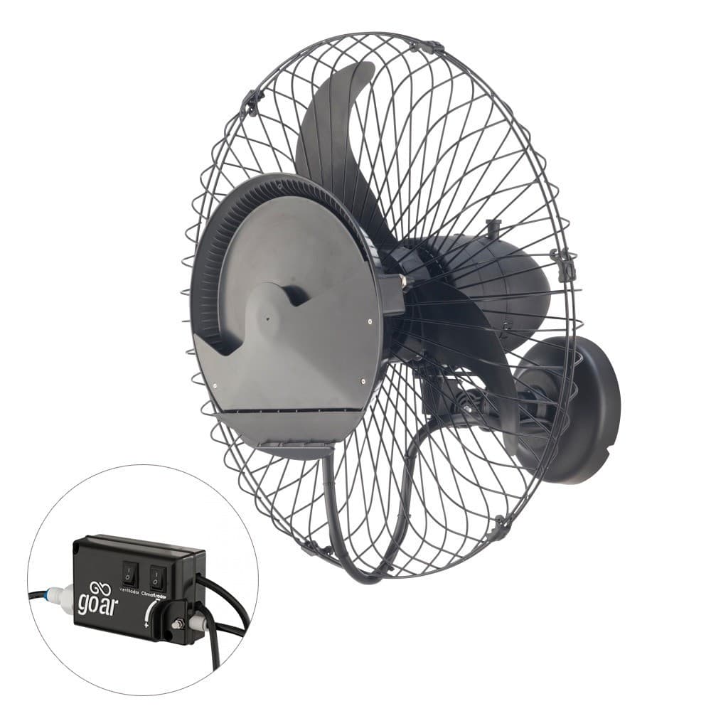 Climatizador ventilador de parede 60 cm Atenas Goar com controle