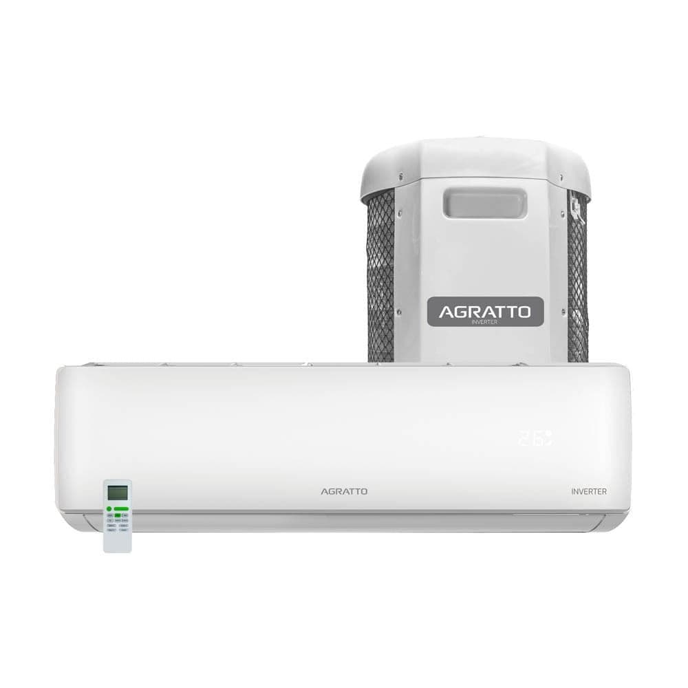 Ar condicionado split branco Agratto 18000 BTU/h quente e frio