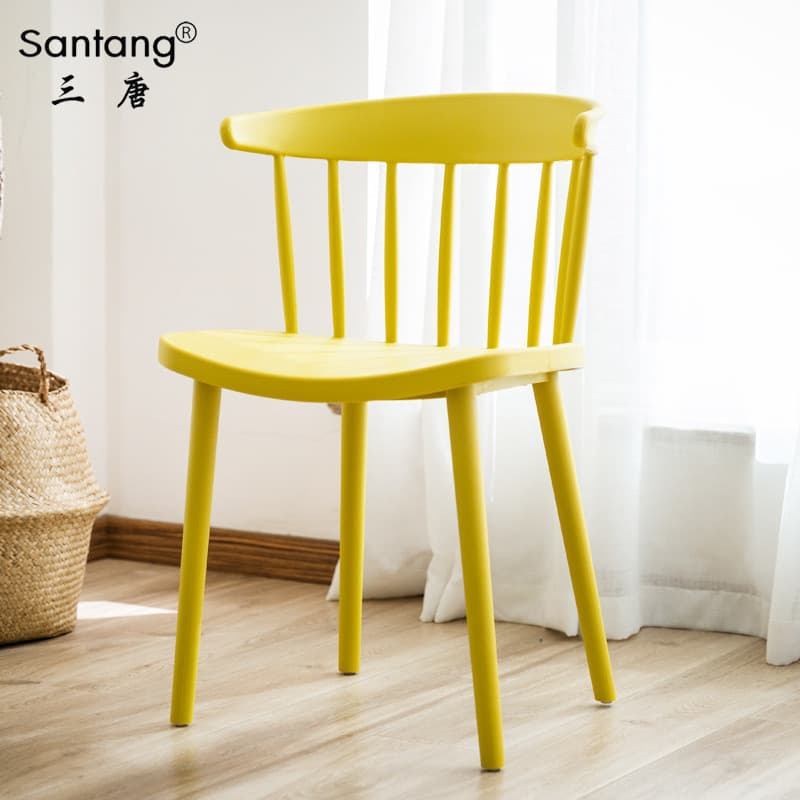 Móveis de Restaurante em Estilo Nórdico Moderno Cadeira Windsor Mesa de Jantar Cadeira de Plástico Cadeira de Jantar Est
