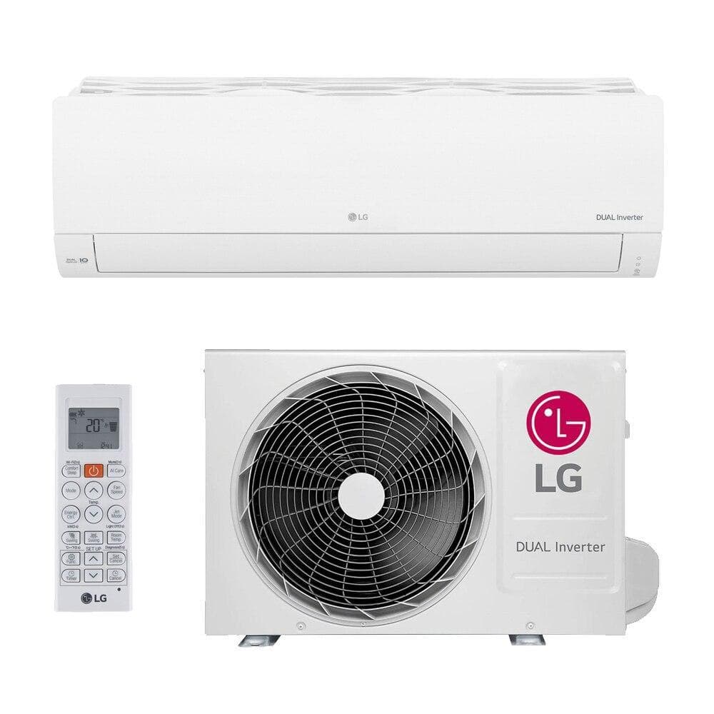 Ar-condicionado split inverter LG Dual Compact 9000 BTUs só frio branco