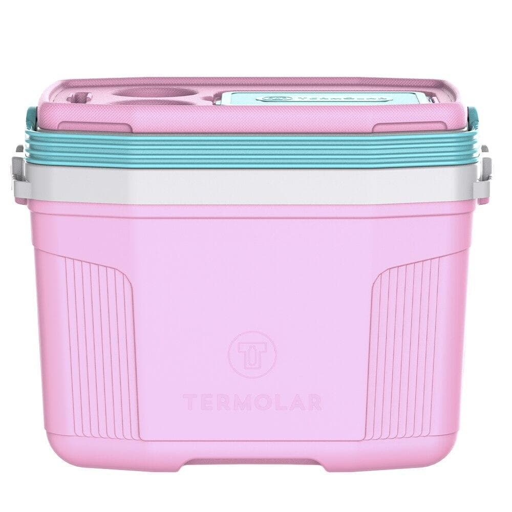 Caixa Térmica 20 Litros Termolar SUV 58542, Rosa e Verde Litoral