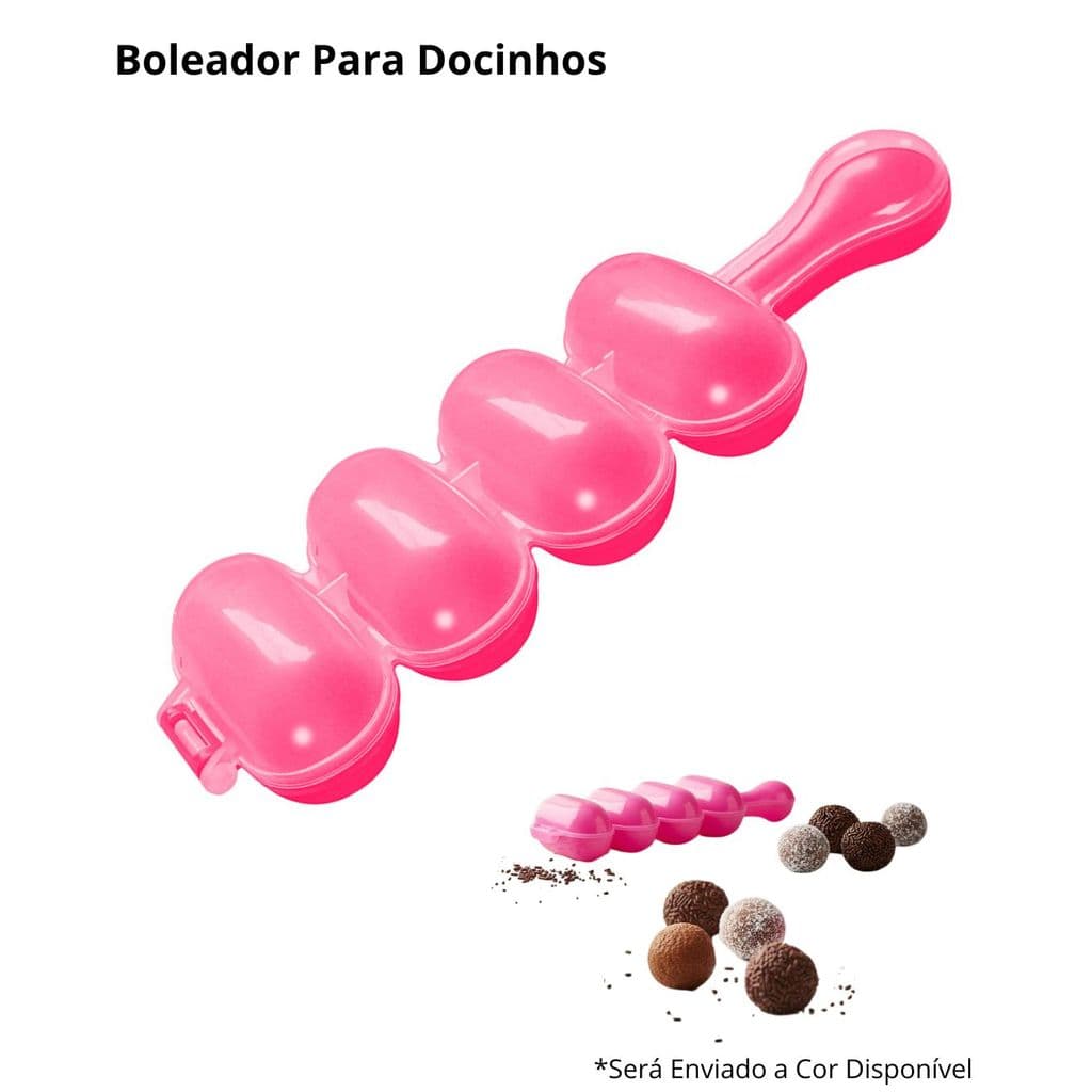Boleador Modelador de  Doces Docinhos Brigadeiro Beijinho Modelador Enrolador de Festa Confeitaria - MP