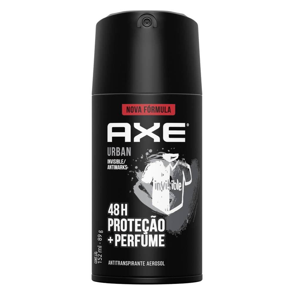 Desodorante Antitranspirante Axe Urban Invisible Anti Manchas Spray Aerosol 152ml