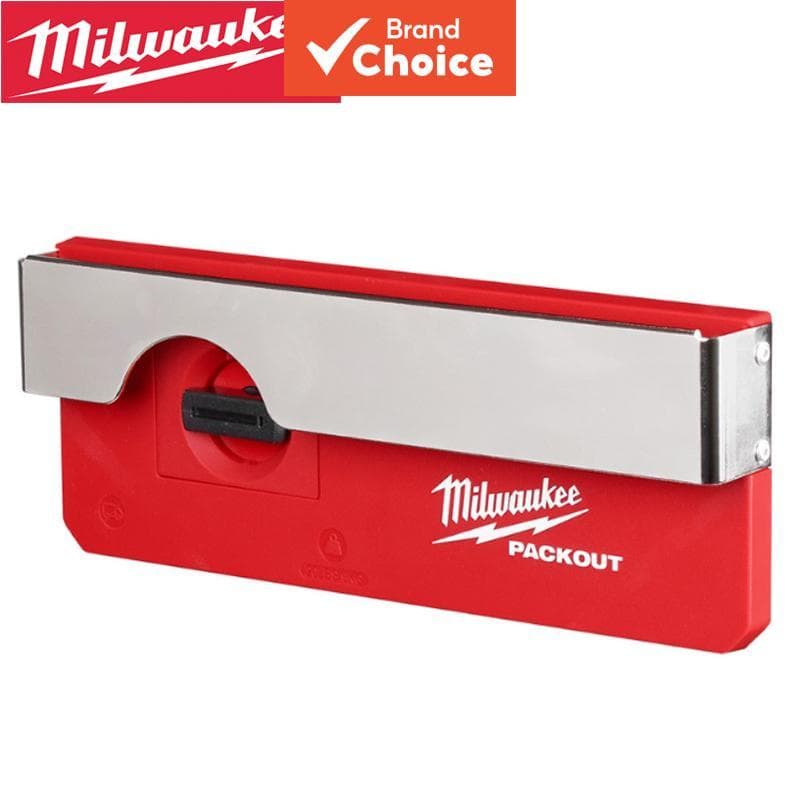 Organizador de oficina Milwaukee Packout vermelho e cinza