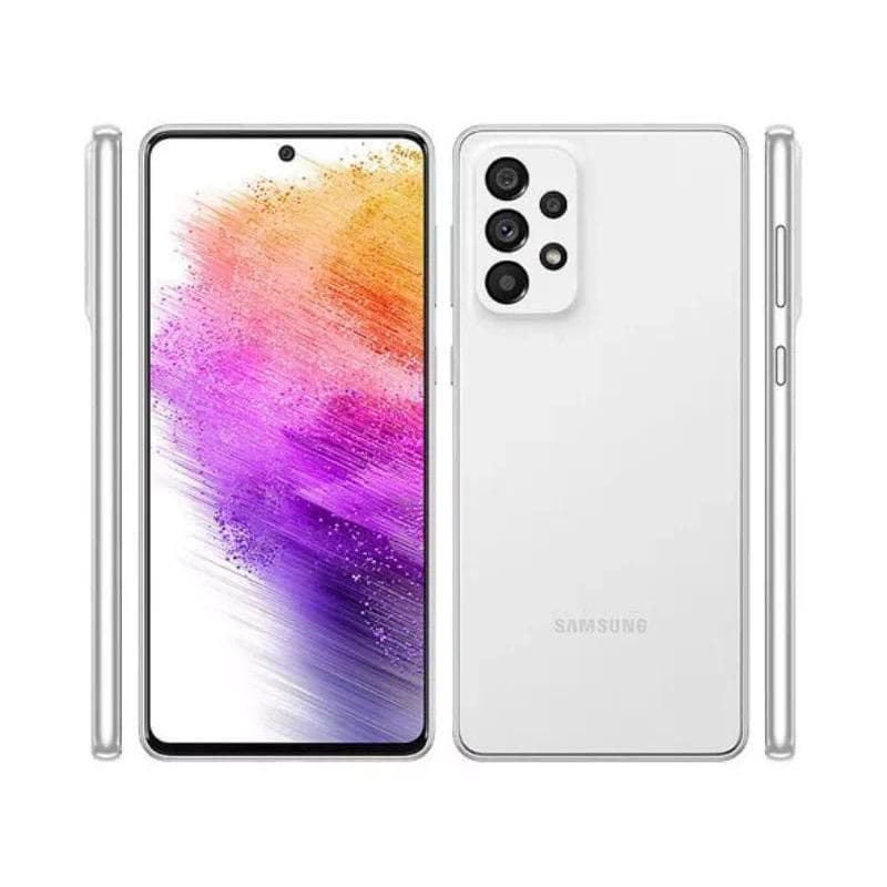 Smartphone Galaxy A73 5G 256GB 8GB Tela 6.7 Branco Bateria 5000mAh + Selfie de 32MP-Novo