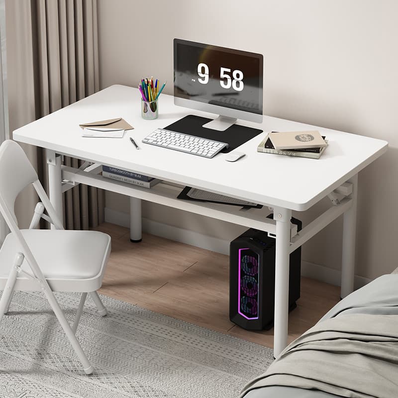 Mesa Retangular Dobrável Mesa de Computador Mesa de Treinamento Mesa de Unhas Mesa de Jantar Simples Mesa de Estudante p