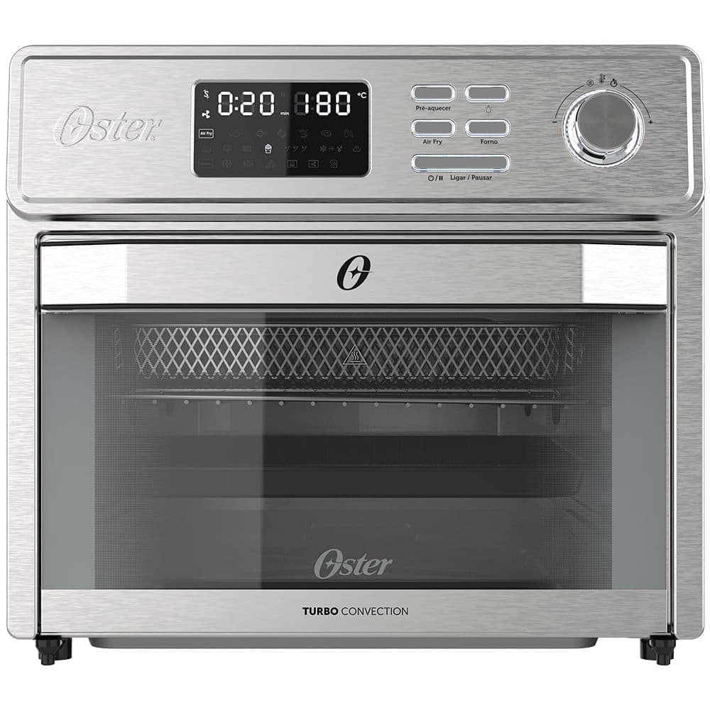 Forno elétrico Oster Multifunção com Air Fryer 25 litros 10x1 Inox