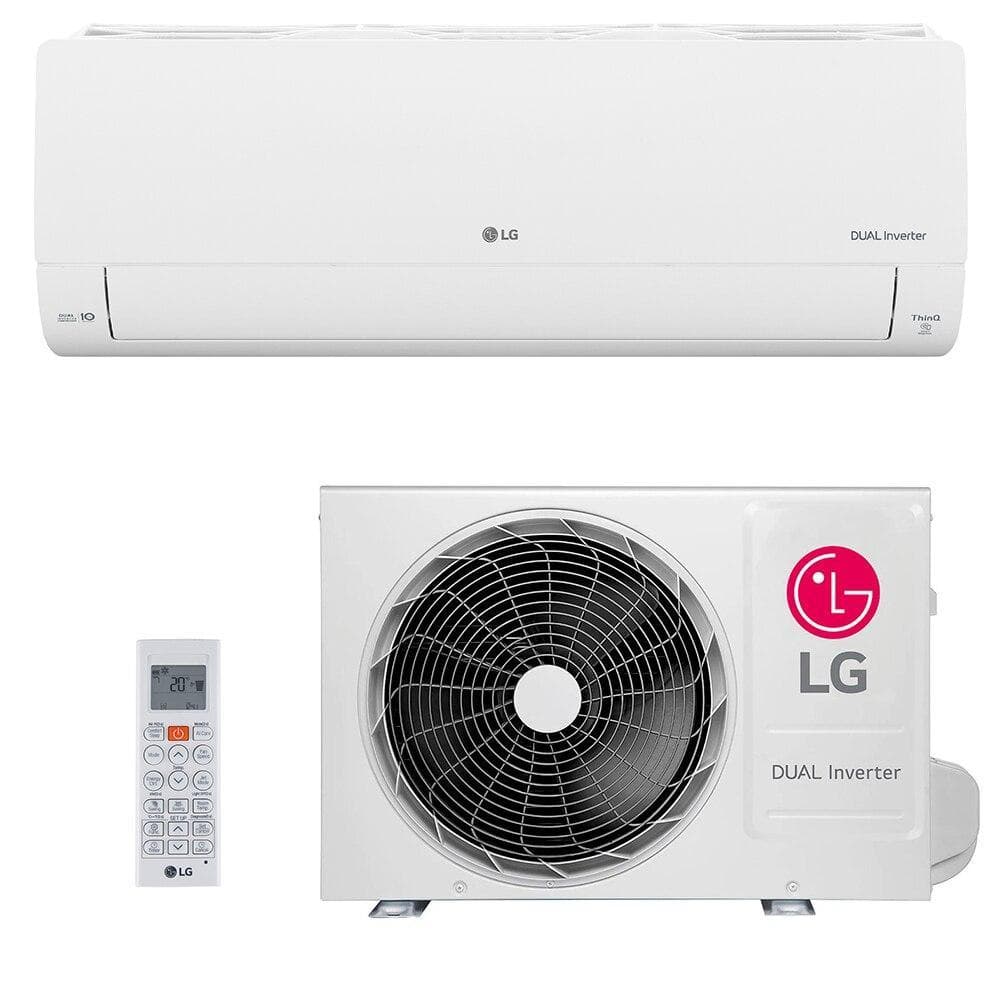 Ar-condicionado Split Inverter LG 9000 BTUs branco com controle remoto