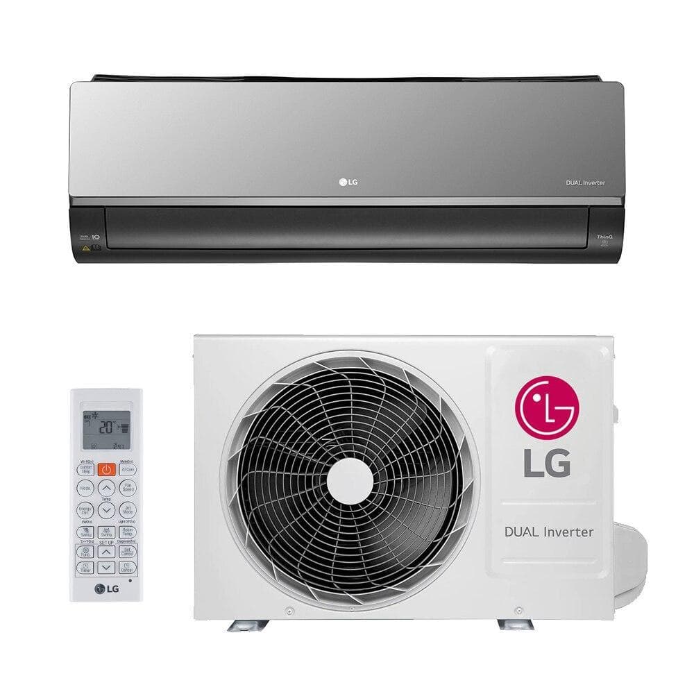 Ar-Condicionado Split Inverter 18000 BTUs LG Dual Voice +AI Artcool UV Nano Quente e Frio 220V