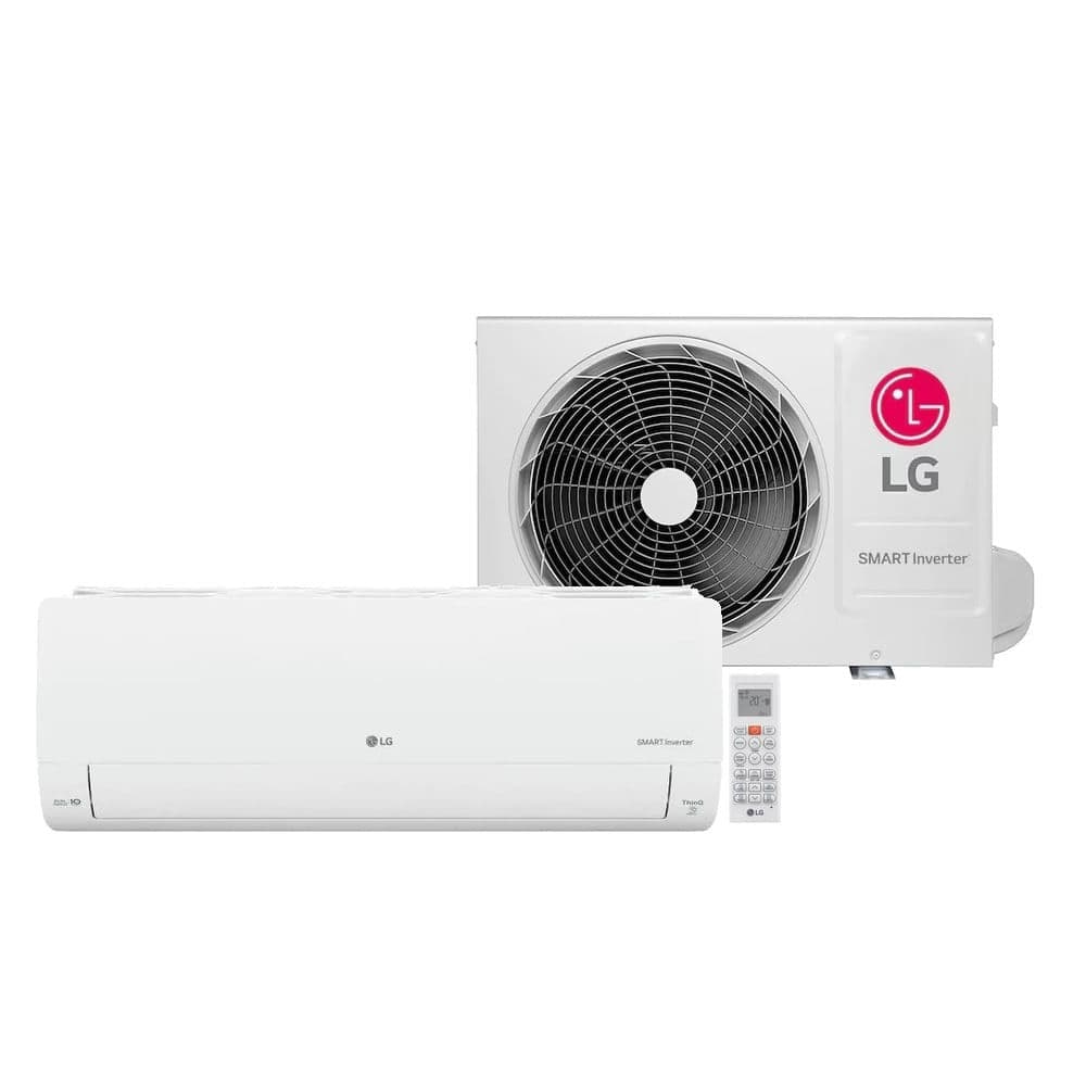 Ar Condicionado Split LG Inverter Smart AI 12000 BTU/h Frio S3-Q12JA31E - 220 Volts com controle remoto