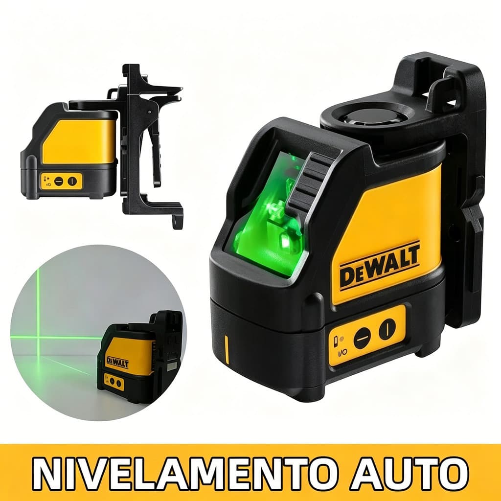 Medidor de nível a laser ± 0.3 mm / m Medidor de nível a laser de alta precisão Linha cruzada Nivelamento automático 50 