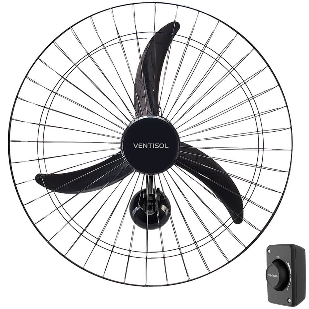 Ventilador de parede oscilante 60 cm - Ventisol
