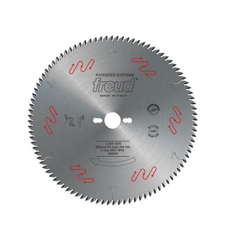 Disco de Serra Circular Widia Para MDF MDP e Compensados 300X30X96D Freud LU3A0300