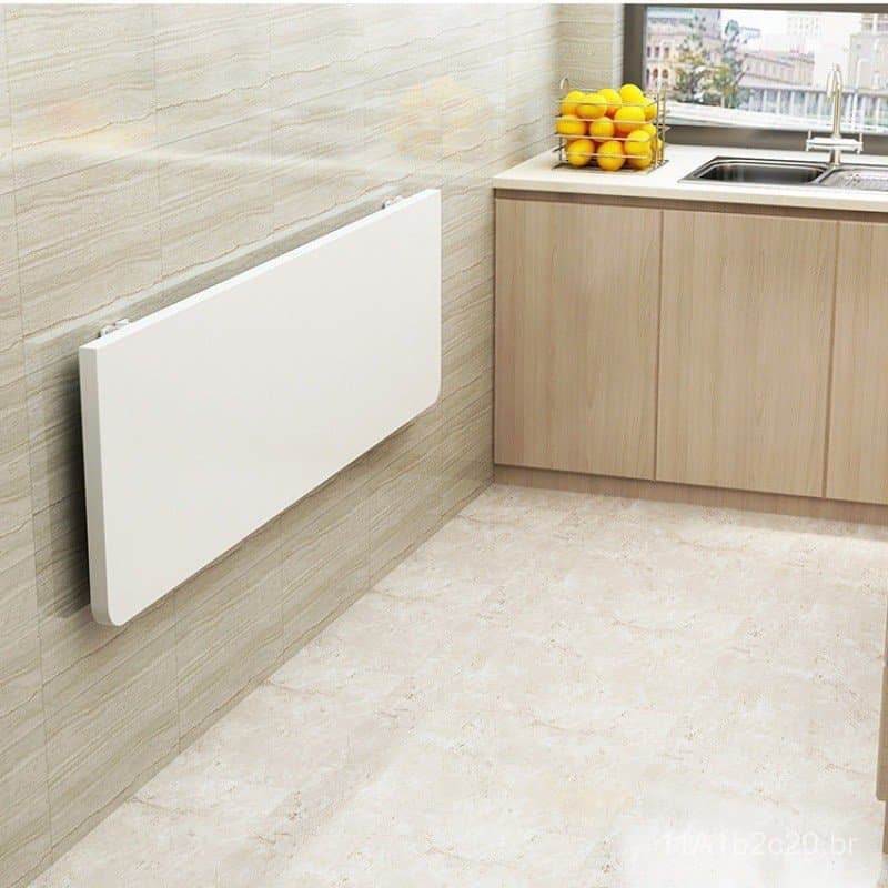 Mesa de parede, mesa dobrável sem furos, mesa de jantar, mesa montada na parede, mesa para comer, mesa para computador, 
