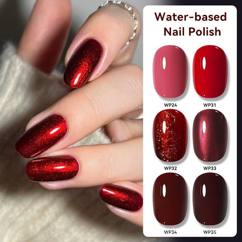 Esmalte de Unhas LULY'CUTE Conjunto de Esmalte Transparente Secagem Rápida Arte de Unhas Novo Esmalte à Base de Água par