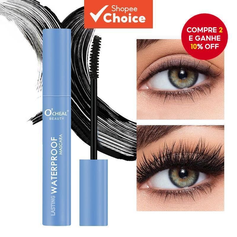 Máscara de Cílios À Prova D'água Matte - Alongadora, Secagem Rápida, Longa Duração, Na Cor Marrom Preto, para Cílios