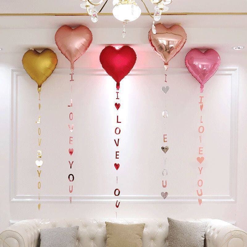Dia dos namorados decoração do quarto de casamento celebração de casamento festa de aniversário de casamento cena decora