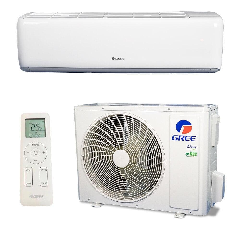 Ar-condicionado split inverter Gree 30.000 BTUs com controle remoto
