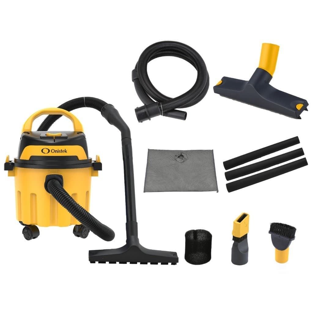 Aspirador de pó e água multiuso Onitek com bico 10L 1200W para casa, garagem e oficina