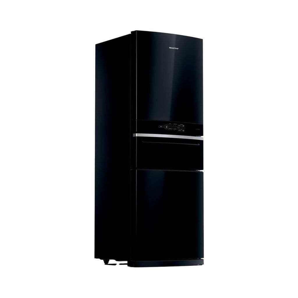 Geladeira Brastemp Inverse 3 Frost Free 419 Litros Cor Preta com Freeze Control Pro - BRY59CE