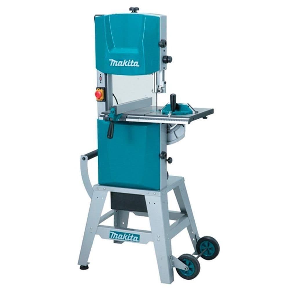 Serra de fita de bancada 900W 165 mm LB1200F Makita azul e cinza