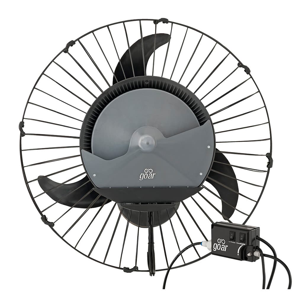Climatizador de Ar de Parede 60cm Oscilante 230W Preto Goar Atenas ATP012 (220V)