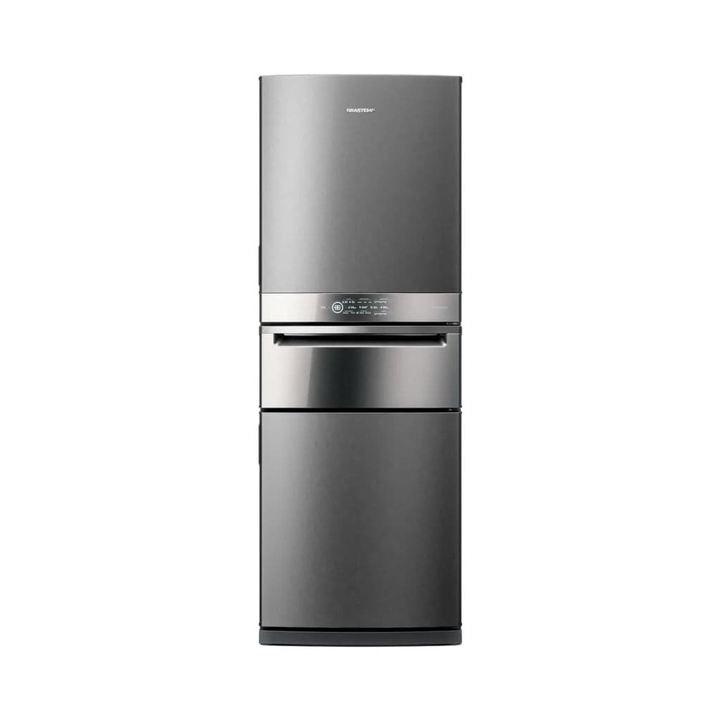 Geladeira Brastemp Inverse 3 Frost Free 419 Litros Cor Inox com Freeze Control Pro - BRY59CK