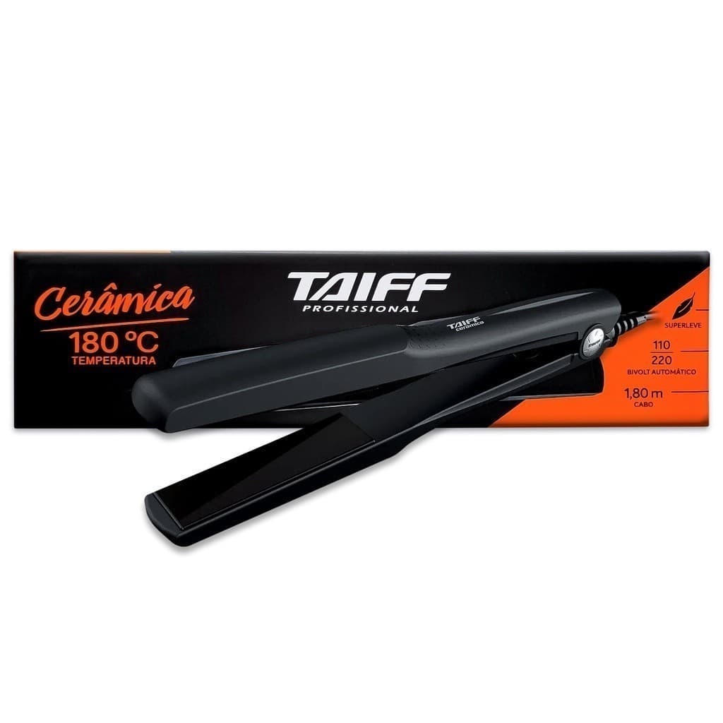 Prancha Alisadora para Cabelo Chapinha Taiff Cerâmica Bivolt