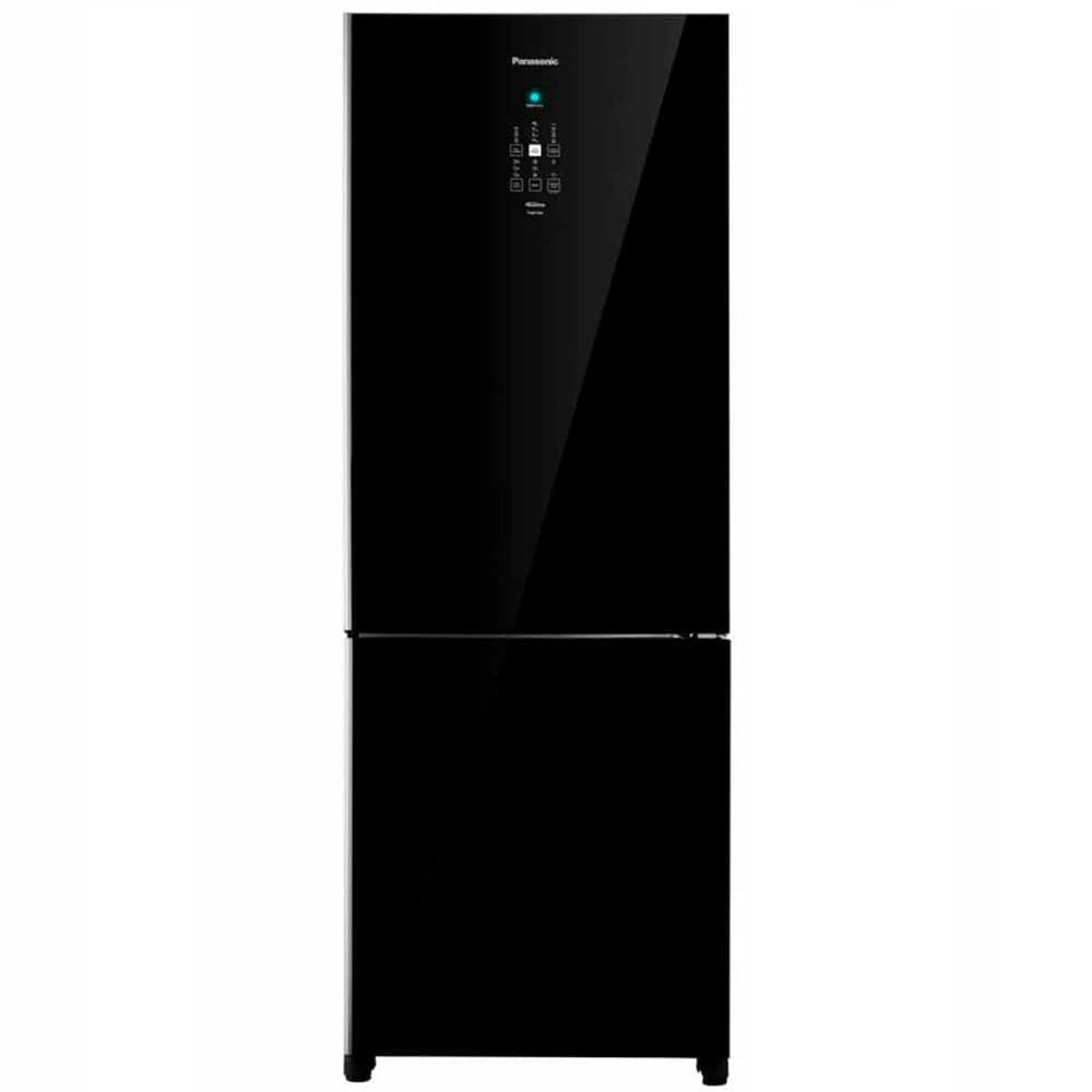 Geladeira Panasonic Frost Free 480L Preto Glass 110V NR-BB71GVFBA