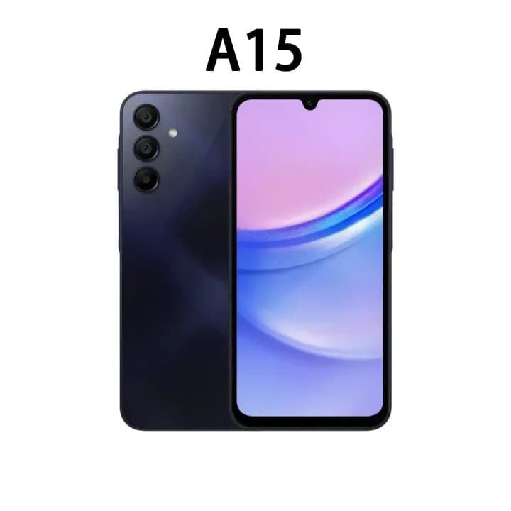 Novo Galaxy A15 5G 12GB + 512GB Smartphone 6.5 FHD + 90Hz Câmera Tripla 50Mp 5MP 2MP 5000mAh Chip Duplo