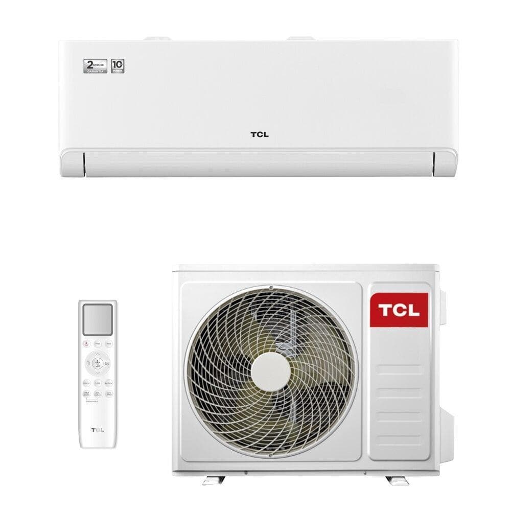 Ar-condicionado split inverter TCL 12000 BTUs branco com controle remoto