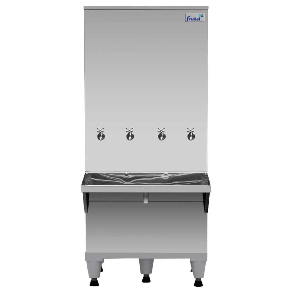 Bebedouro industrial de coluna 200 litros em aço inox Frisbel