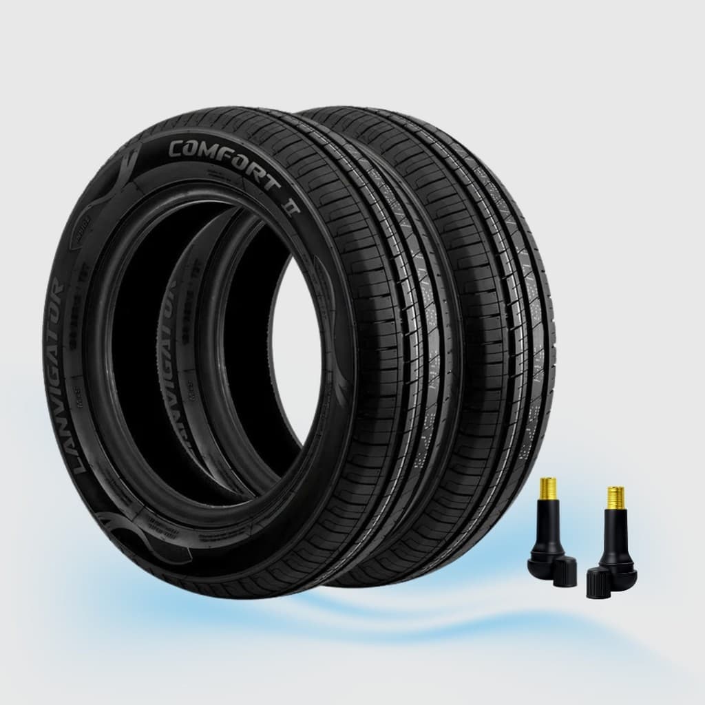 Jogo de Pneus Novos 175/75 R14 Lanvigator Comfort II + Bicos