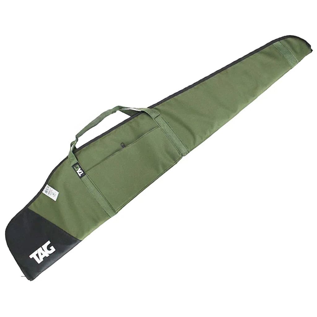 Bolsa almofadada verde e preta para transporte de armas Rossi R8 Outlander