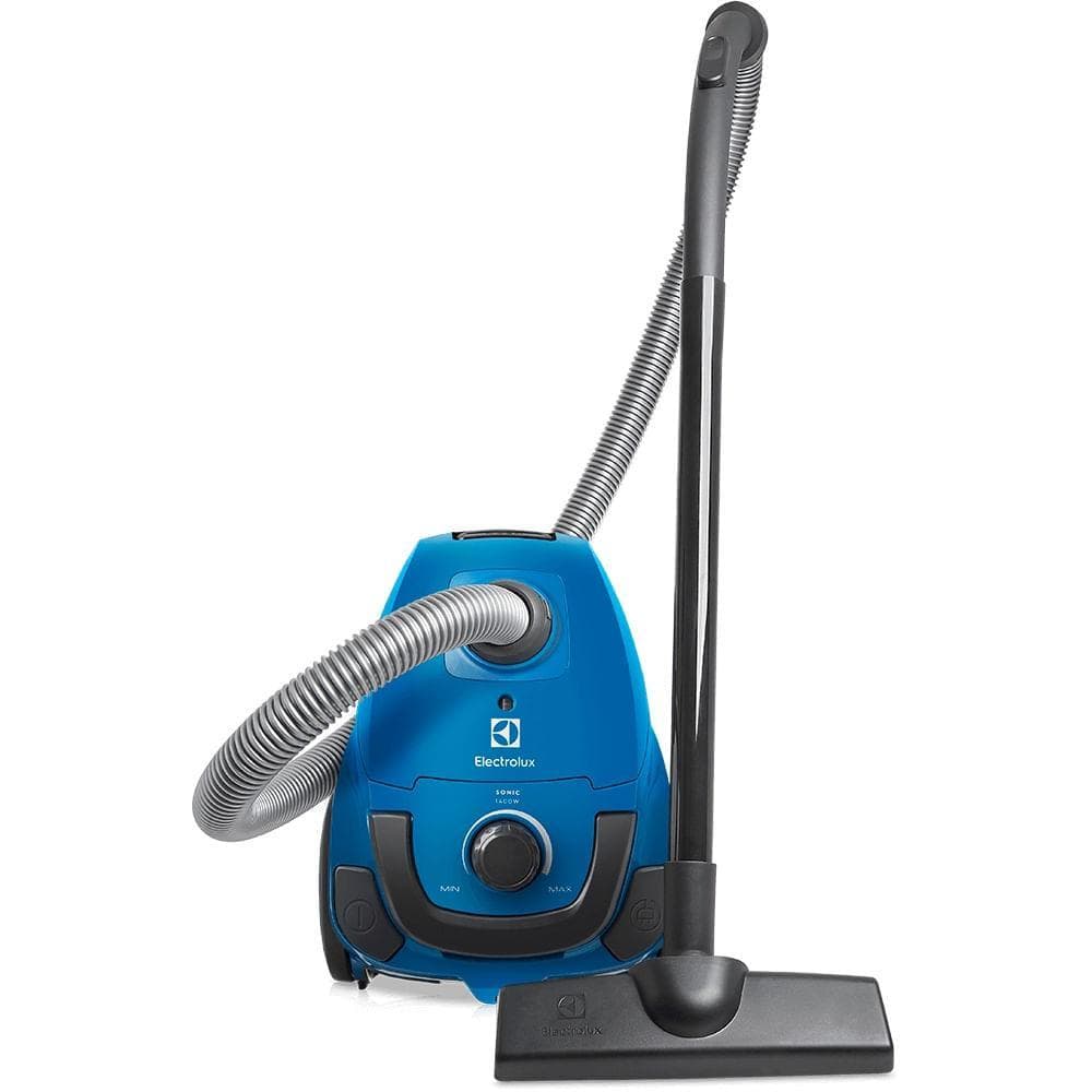 Aspirador de pó Electrolux 1400W compacto Sonic azul com tripla filtragem