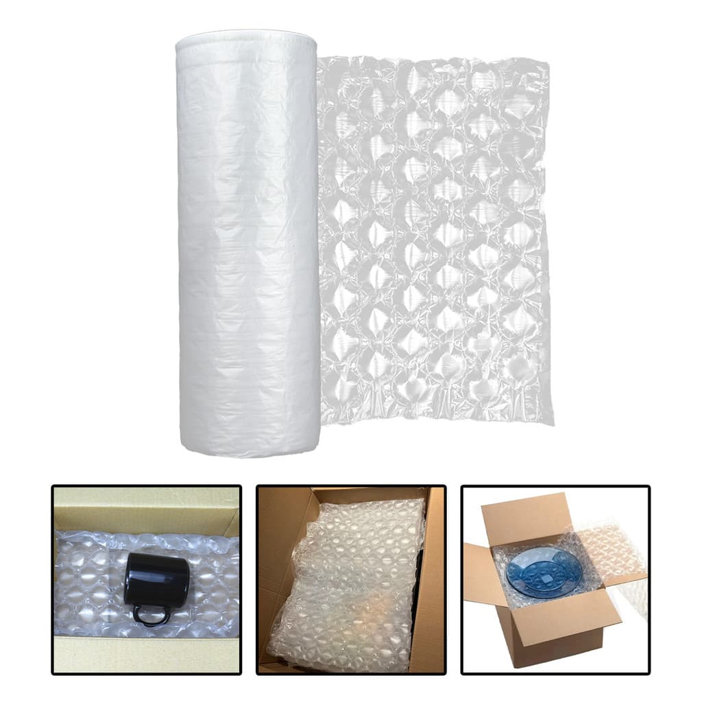 Bobina de filme de manta de ar colmeia Nimor 40cm x 300m refil proteção anti-impacto