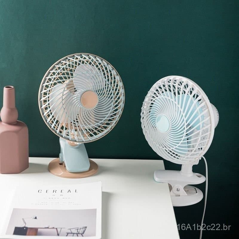 Ventilador de mesa pequeno, ventilador de clipe oscilante, ventilador elétrico, ventilador de mesa para uso doméstico, d