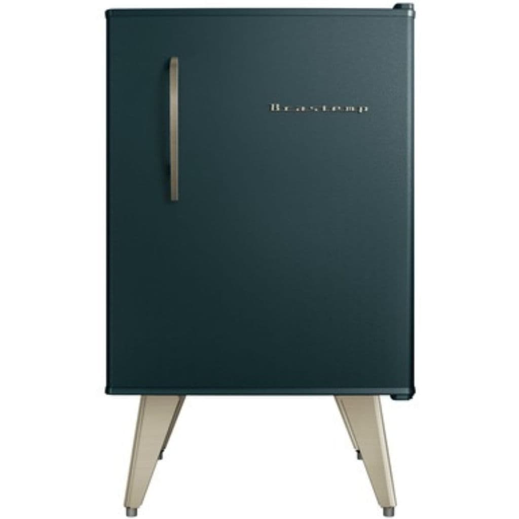 Frigobar Brastemp BRA08HN Retrô 76 Litros Verde em fundo branco