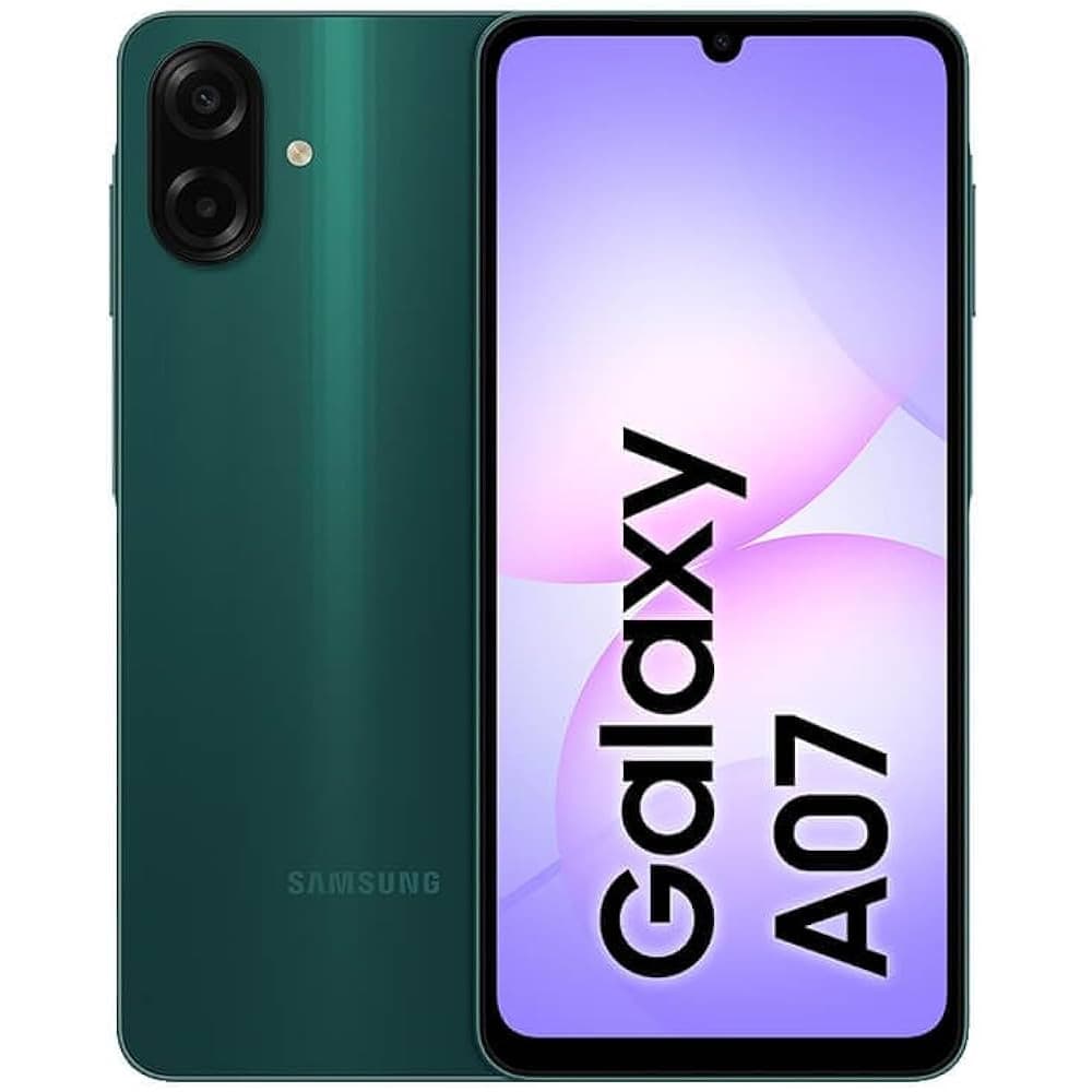 Smartphone SAMSUNG GALAXY A07 4G, Tela 6.7, 128GB, Câmera Dupla, 4GB RAM, Verde