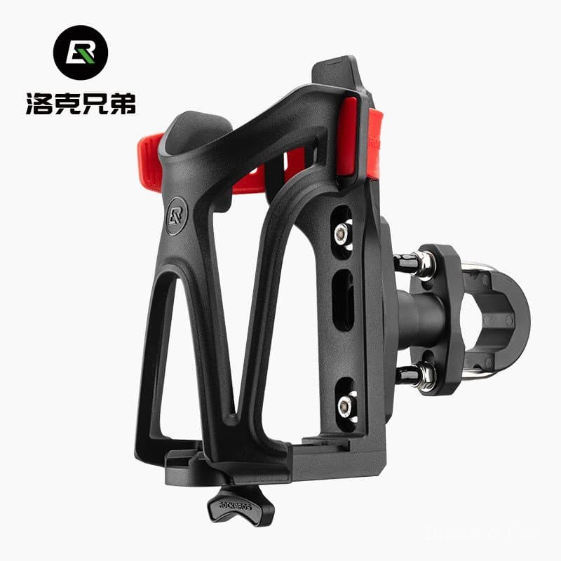 Suporte para bicicleta Brother preto e vermelho com ajustes de aperto