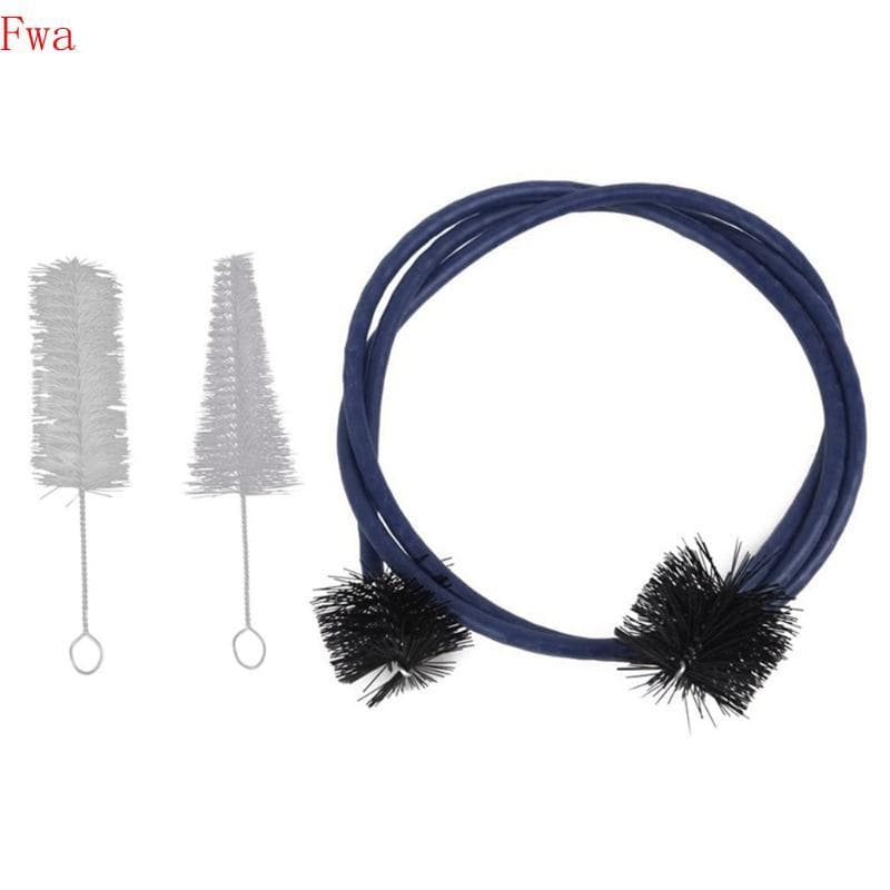 Fwa Kit Cuidados Limpeza Trompete Conjunto 3 Escovas Bocal Escova Válvula Flexível Também