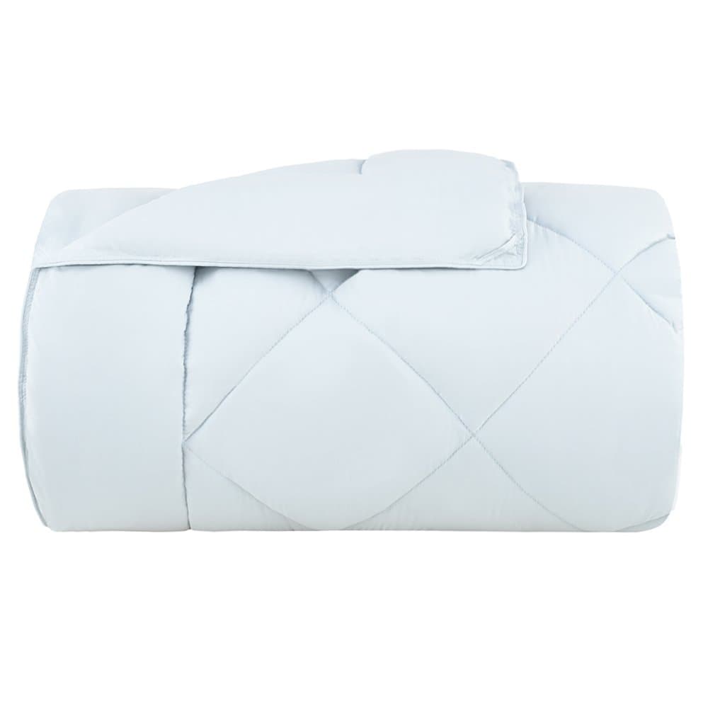 Edredom queen size branco com design de diamante, Buddemeyer