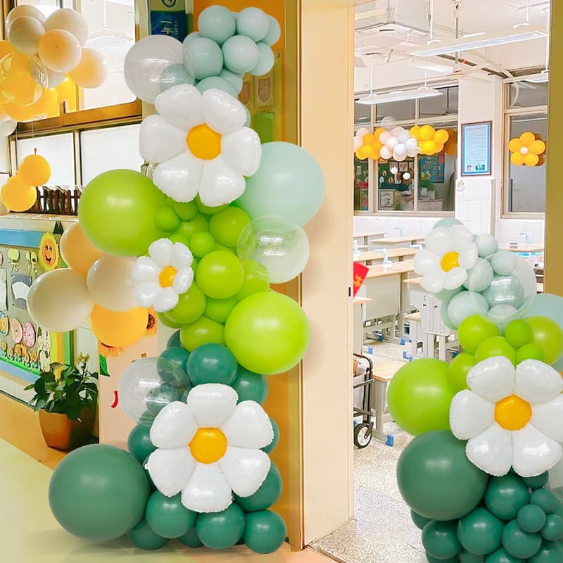 Temporada de formatura crianças balão decoração atmosfera classe cerimônia sentido cena aniversário formatura Layout fot