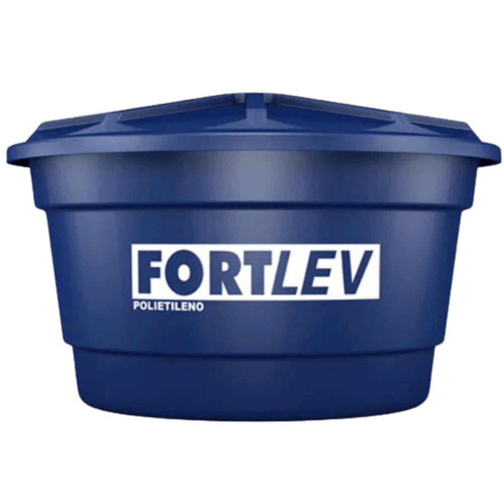 Caixa d'água azul 500 litros polietileno FortleV