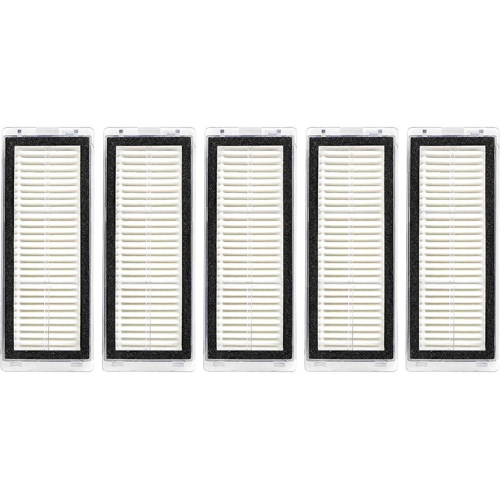 Kit de 5 filtros HEPA brancos e pretos para aspirador Dreame L20 Ultra/L30 Ultra